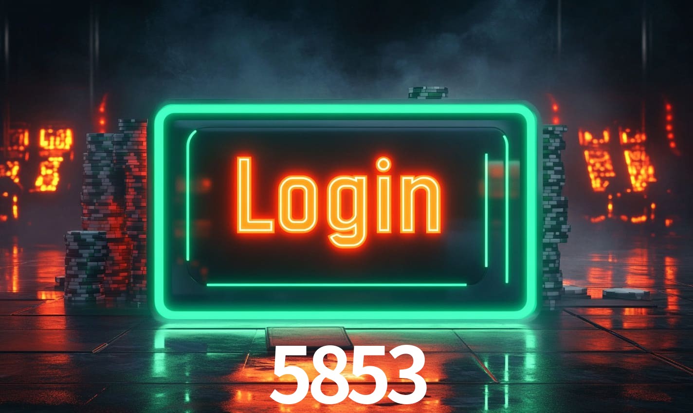 5853